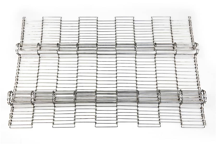 High-Flex Flat Wire Conveyor Belt (316L SS, FDA Compliant)